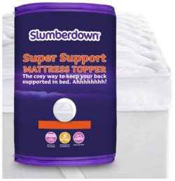 Slumberdown Super Support Mattress Topper - Double.